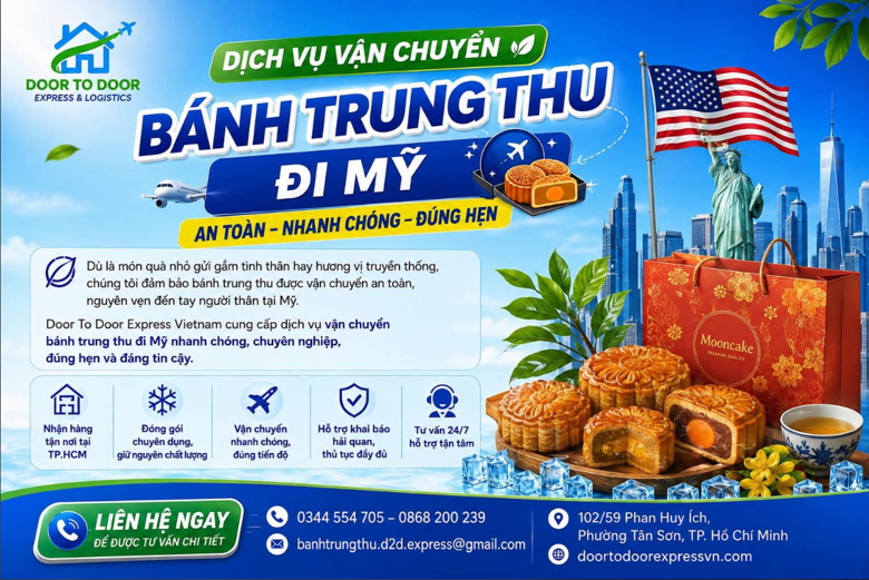 Bánh Trung Thu Đi Mỹ – Gửi Quà Trung Thu Tận Nơi